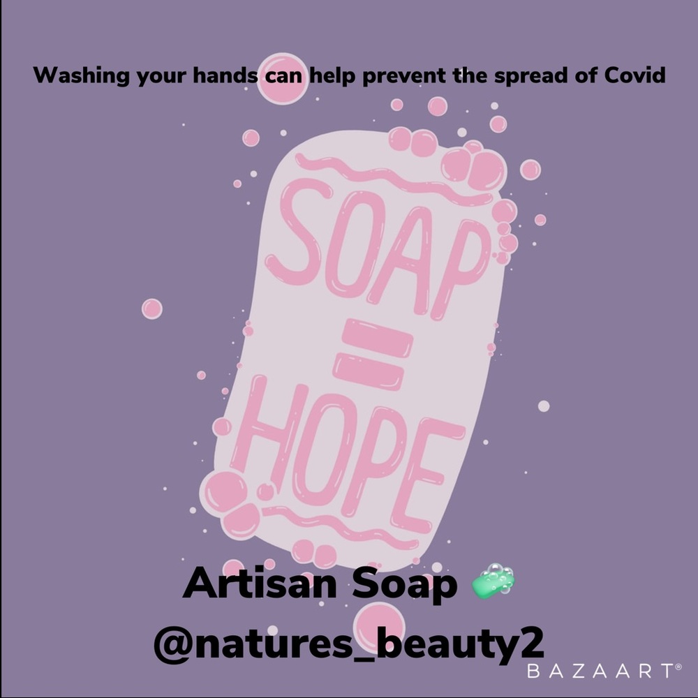 Buy natural soap. Soap = Hope - Picture 1 of 1